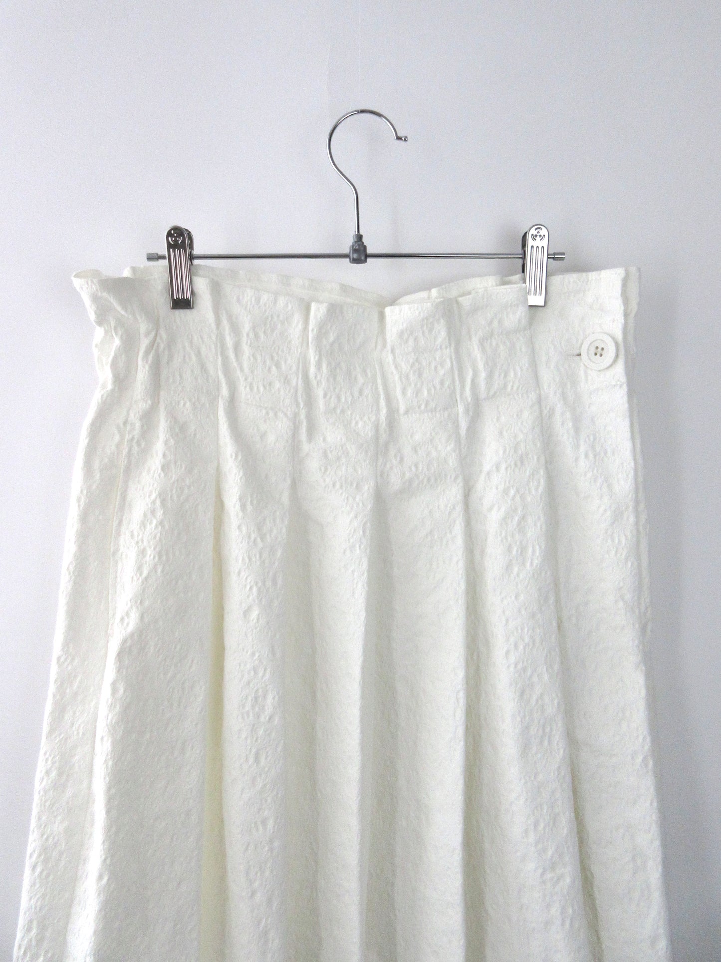 Y's lace pleats skirt