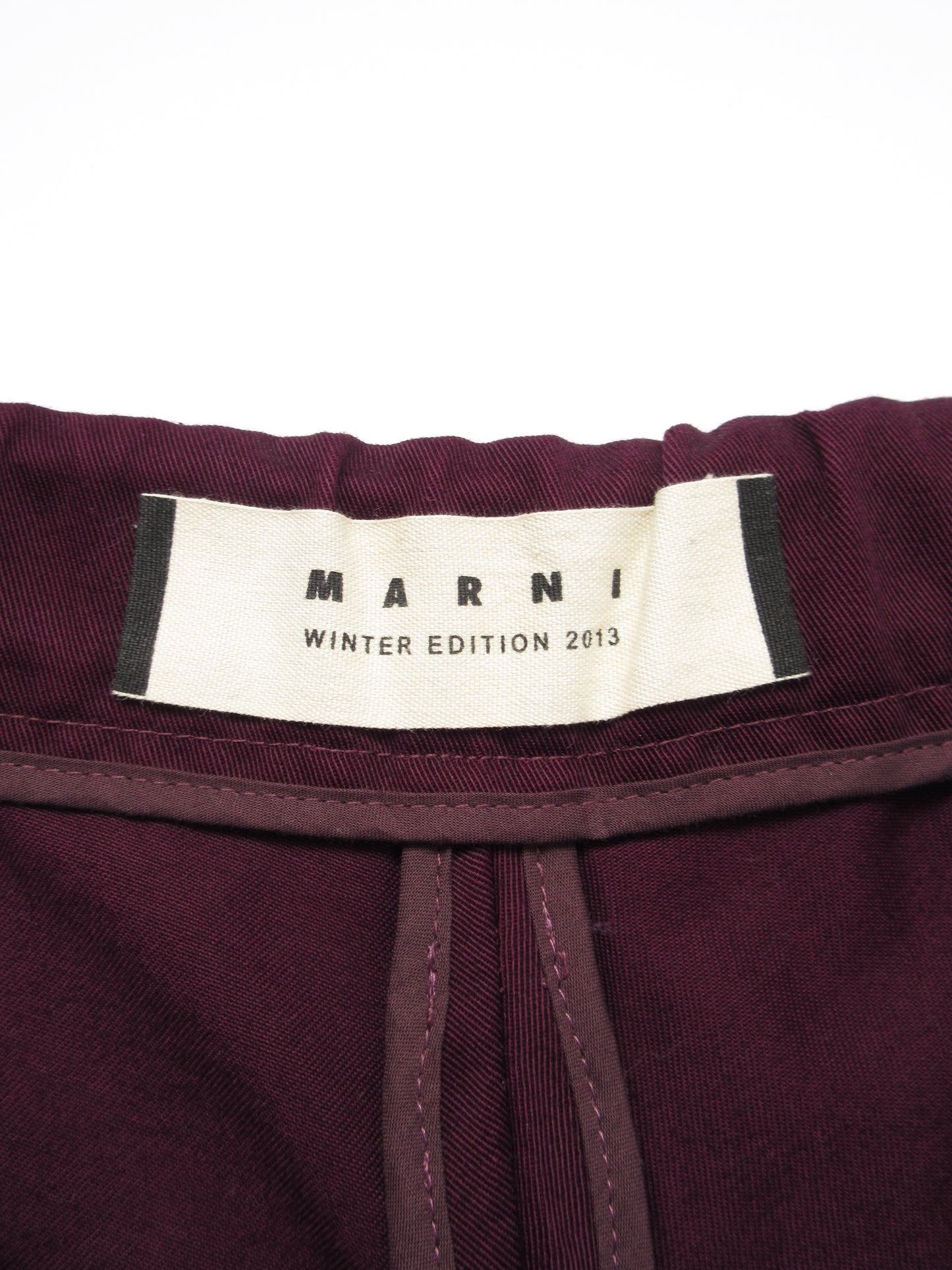 MARNI wine color skirt