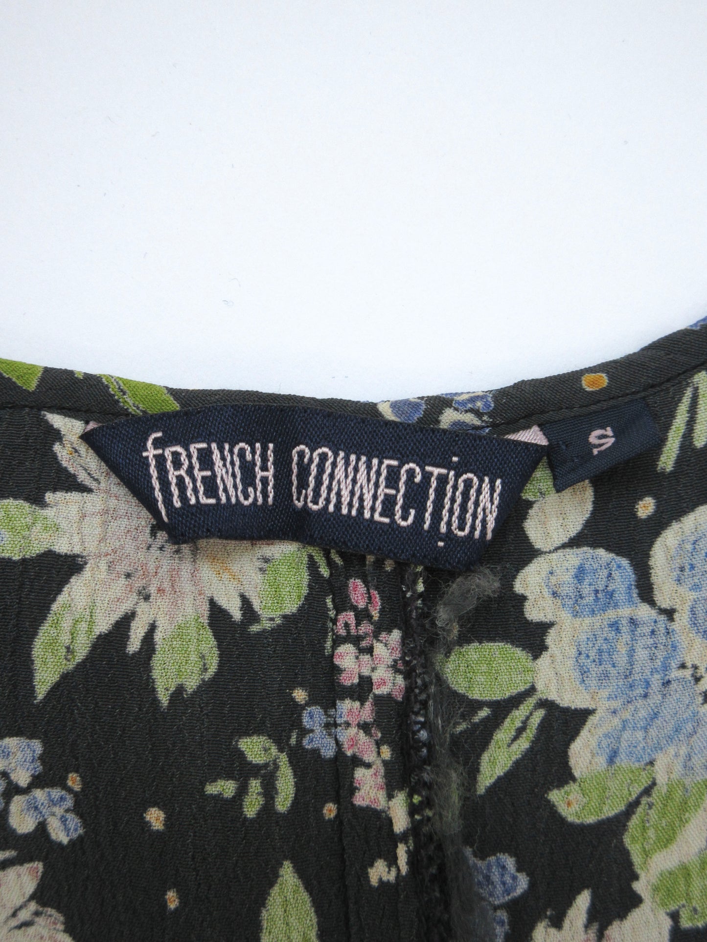 【used】flower ruffle blouse