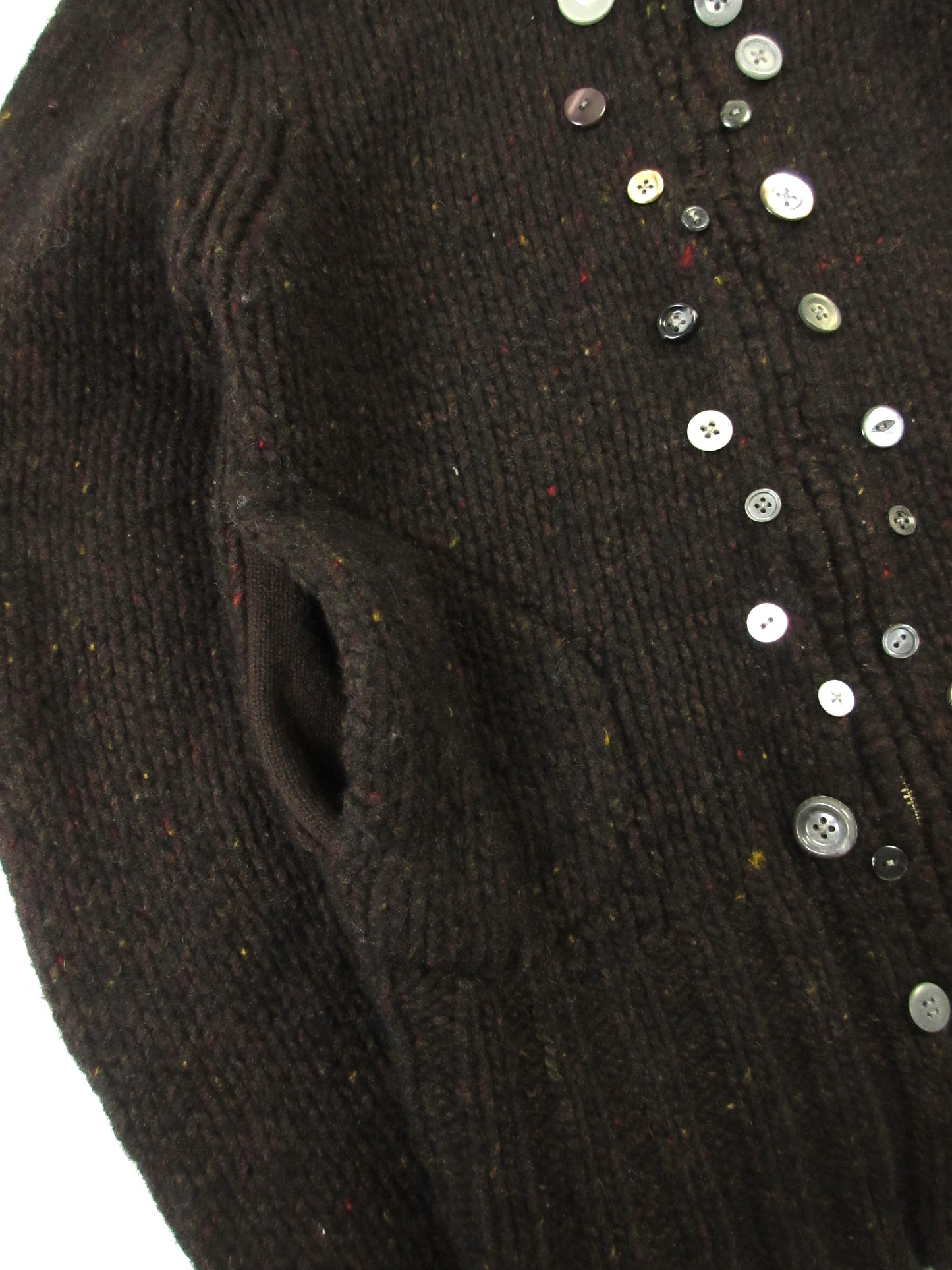 21 frost moon zip-up knit