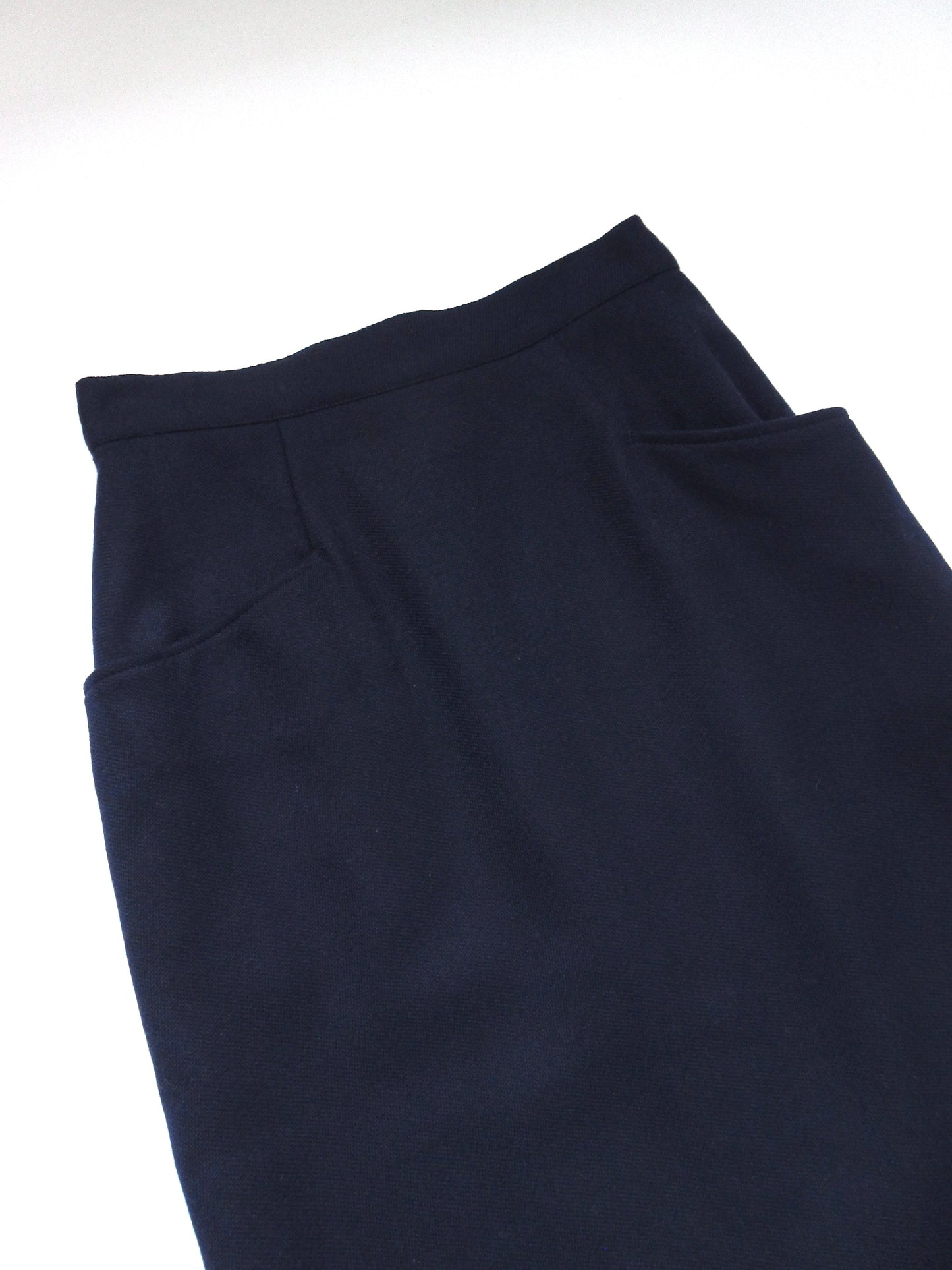 Y's bis navy long skirt