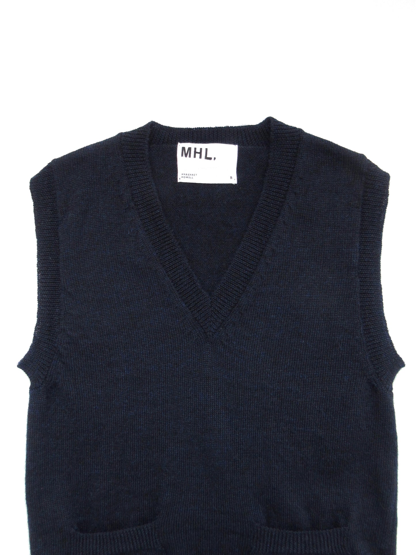 MHL. navy knit vest