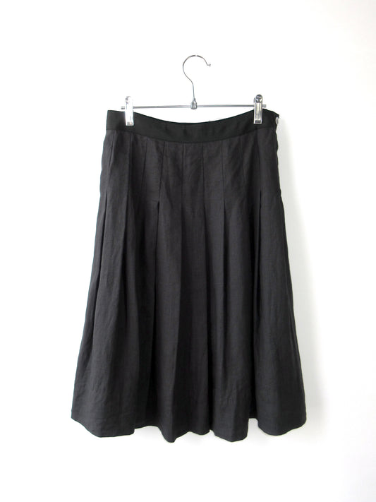 MARGARET HOWELL linen flare skirt