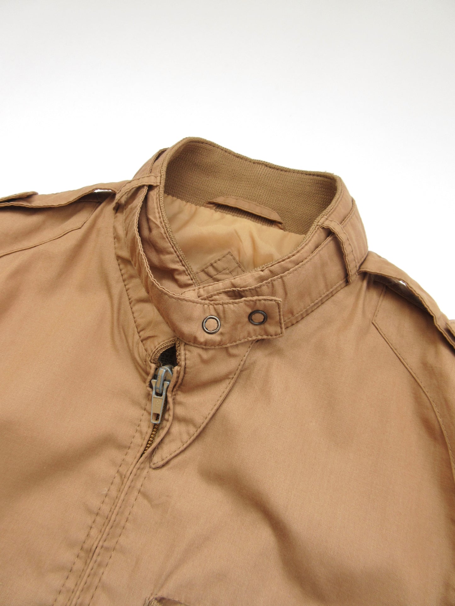 【used】camel bomber jacket