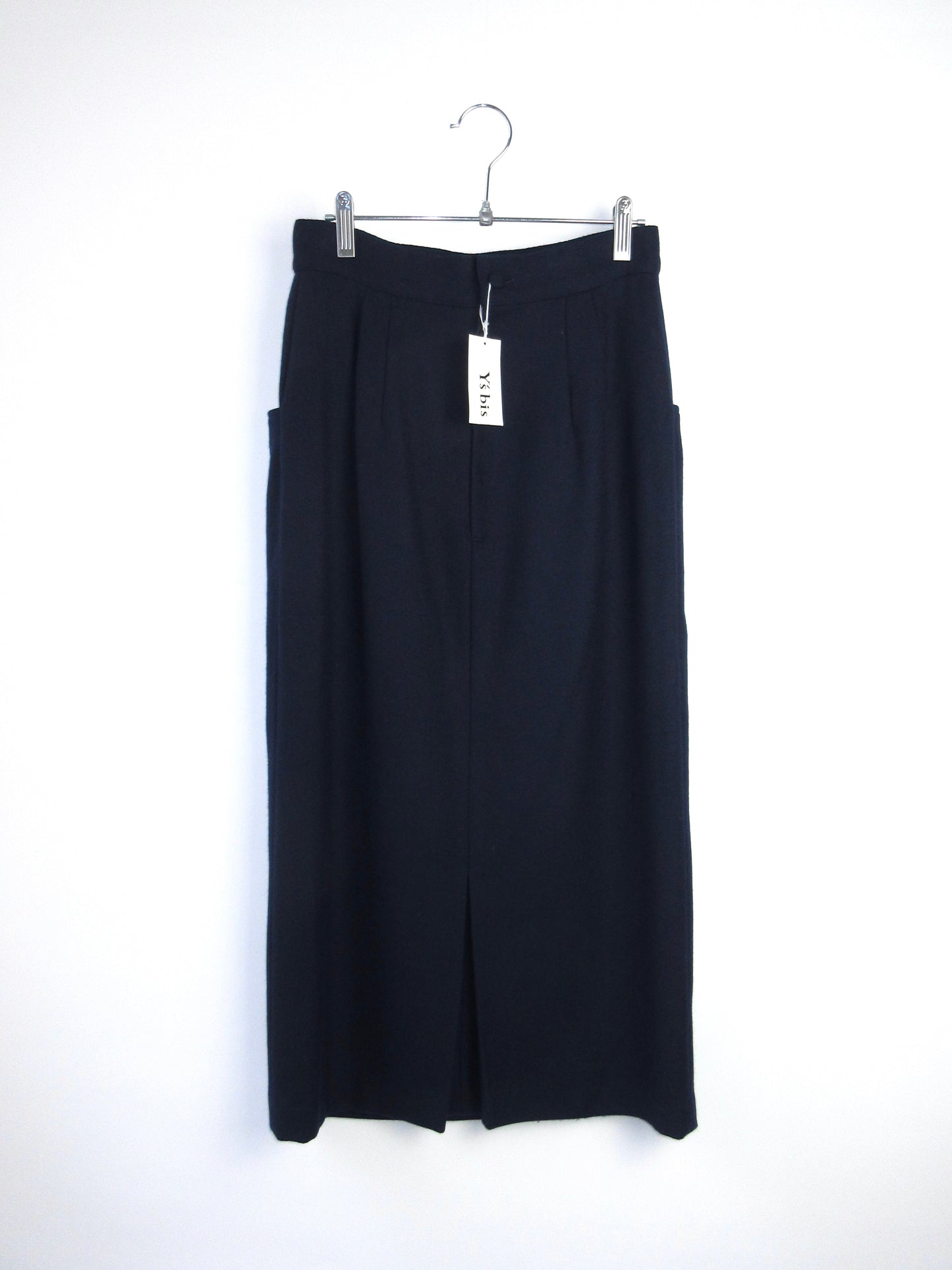 Y's bis navy long skirt