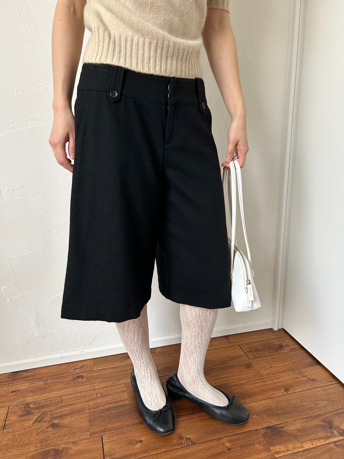 wool bermuda pants