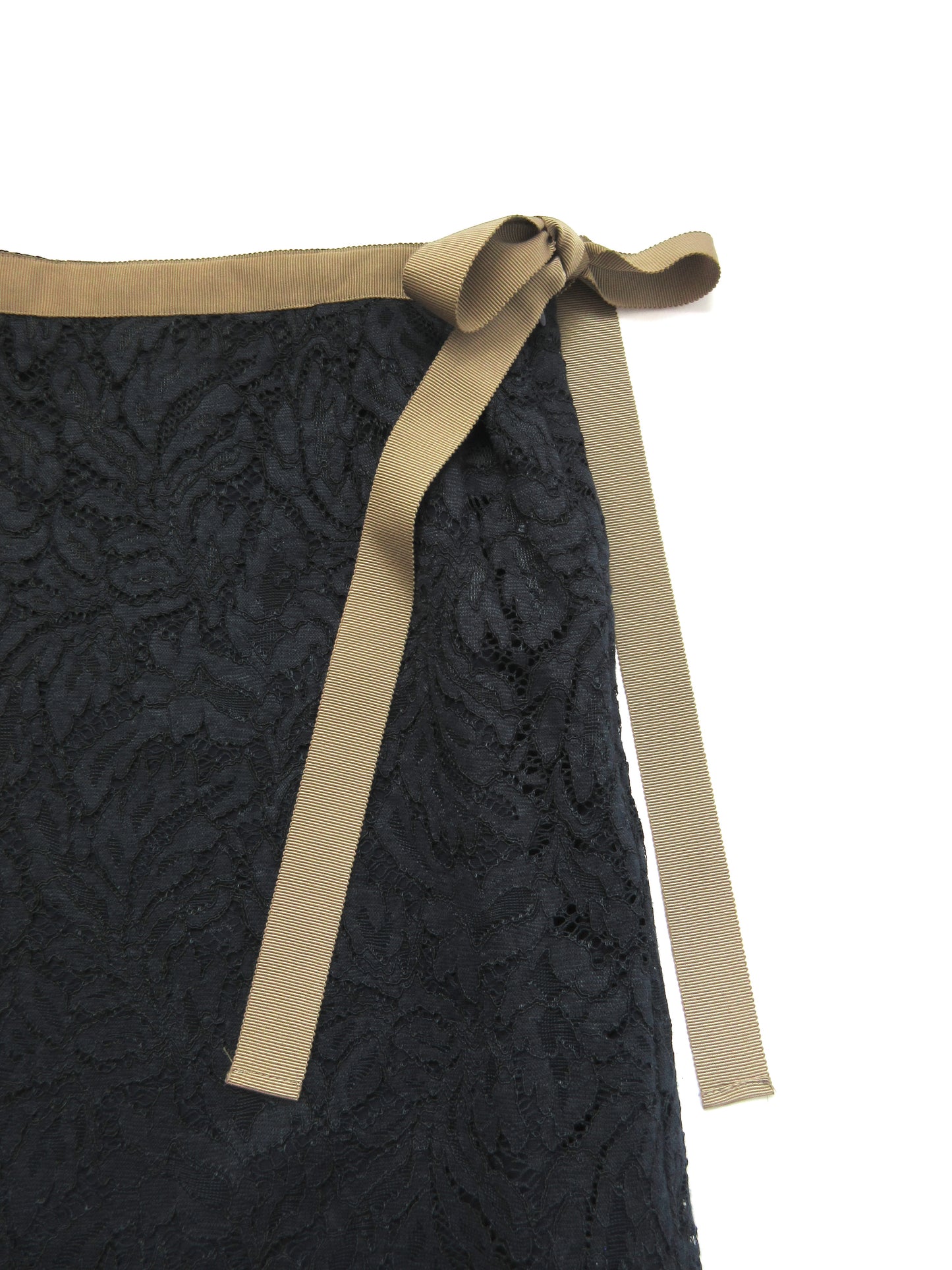 navy lace skirt