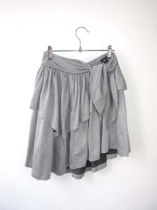 repetto frill jersey skirt