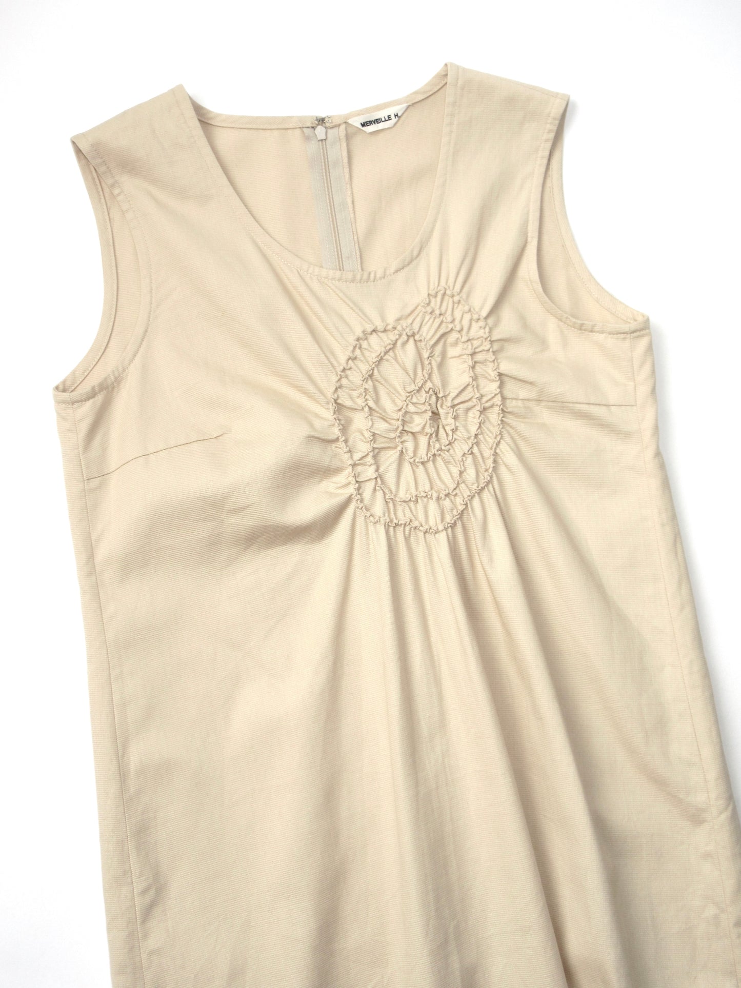【used】shirring point sleeveless dress