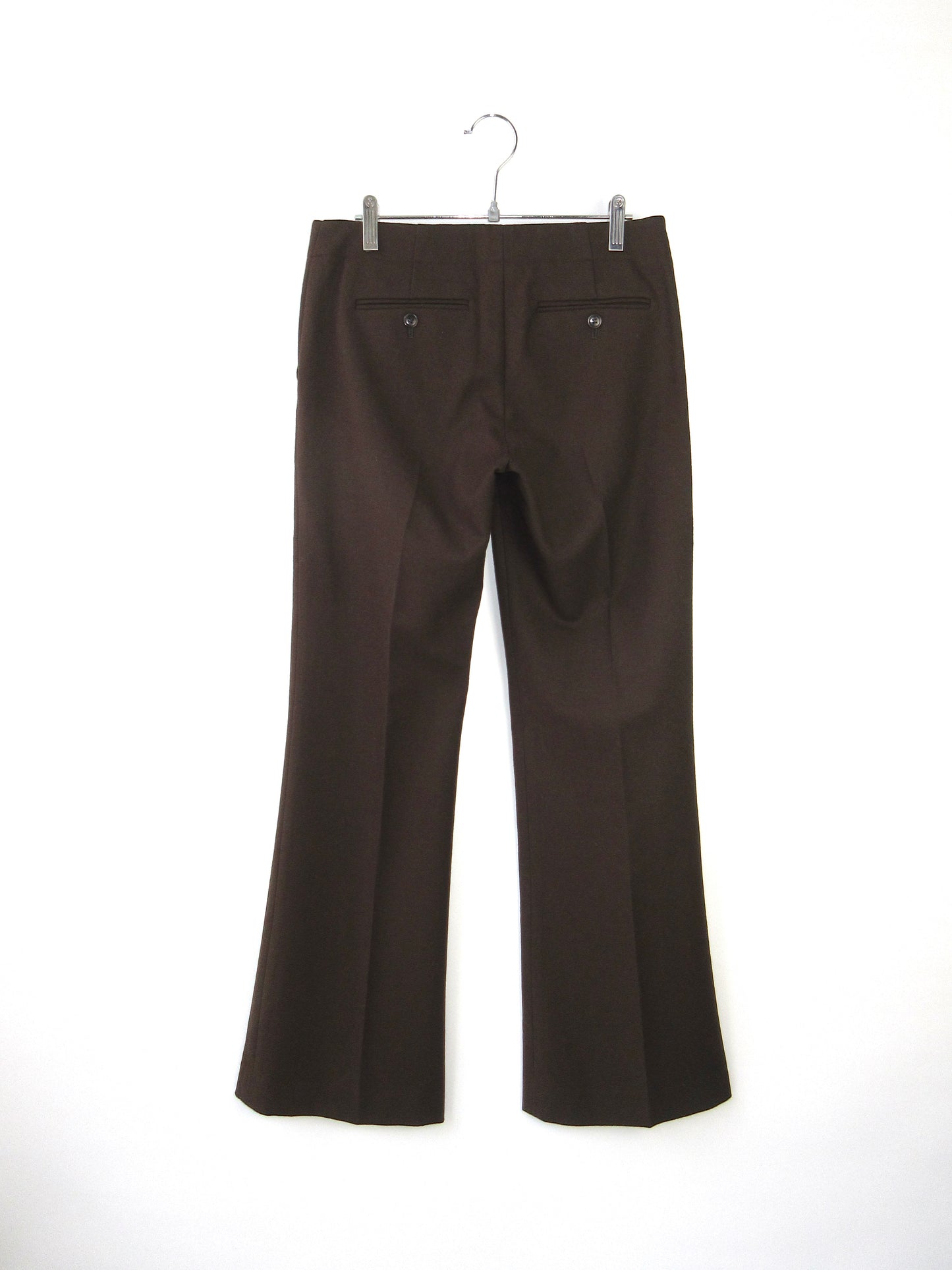 theory brown wool slacks