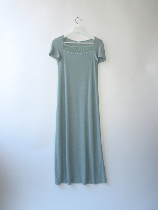 【used】baby blue long dress