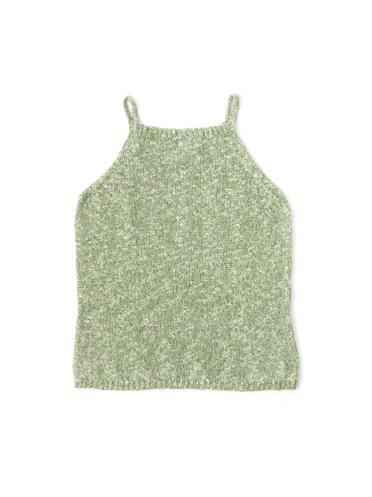 【used】pastel green american sleeve top