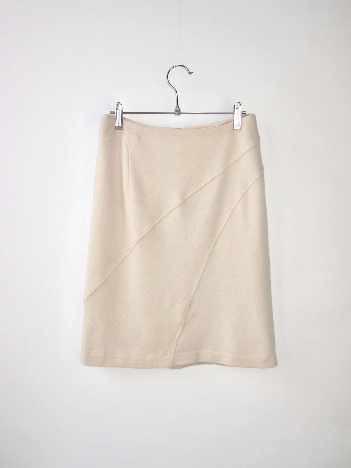 ivory stitch design skirt