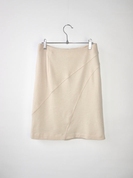 ivory stitch design skirt