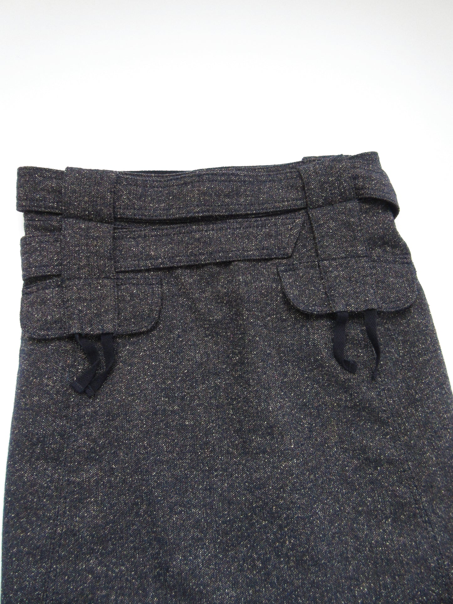 MAX&Co. navy wool skirt