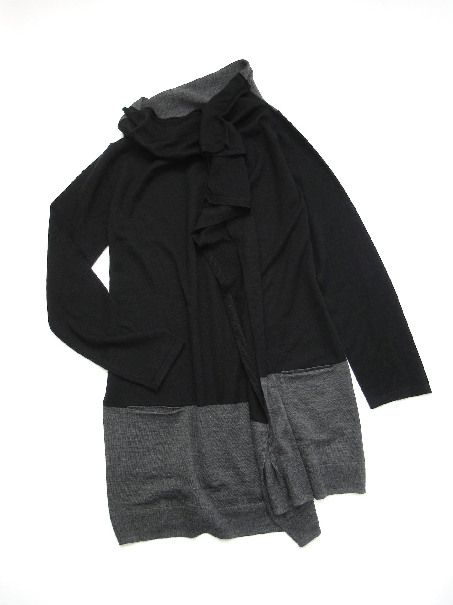 A/T bi-color knit tunic