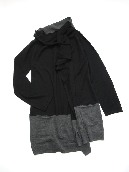 A/T bi-color knit tunic