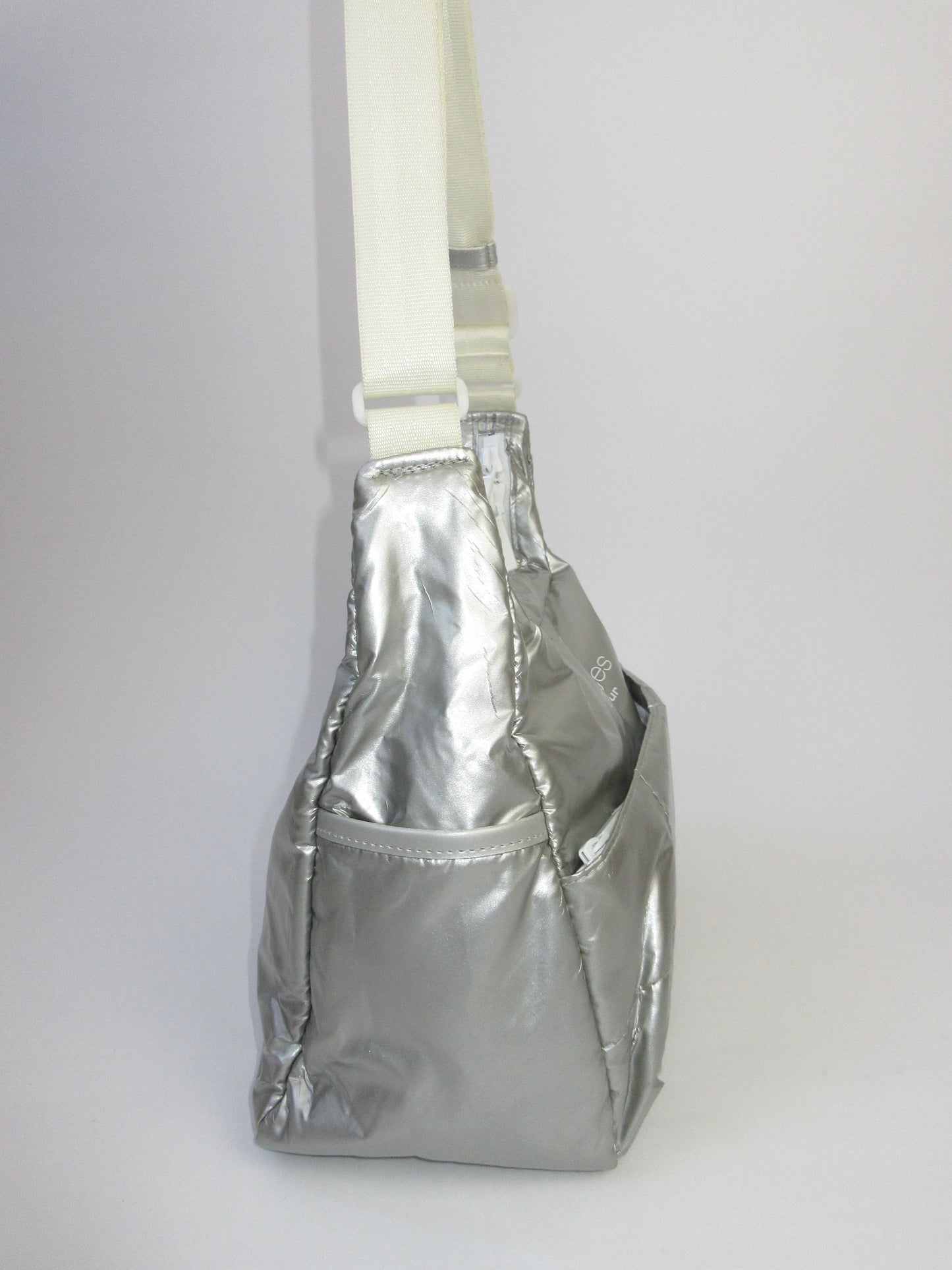 courreges silver shoulder bag