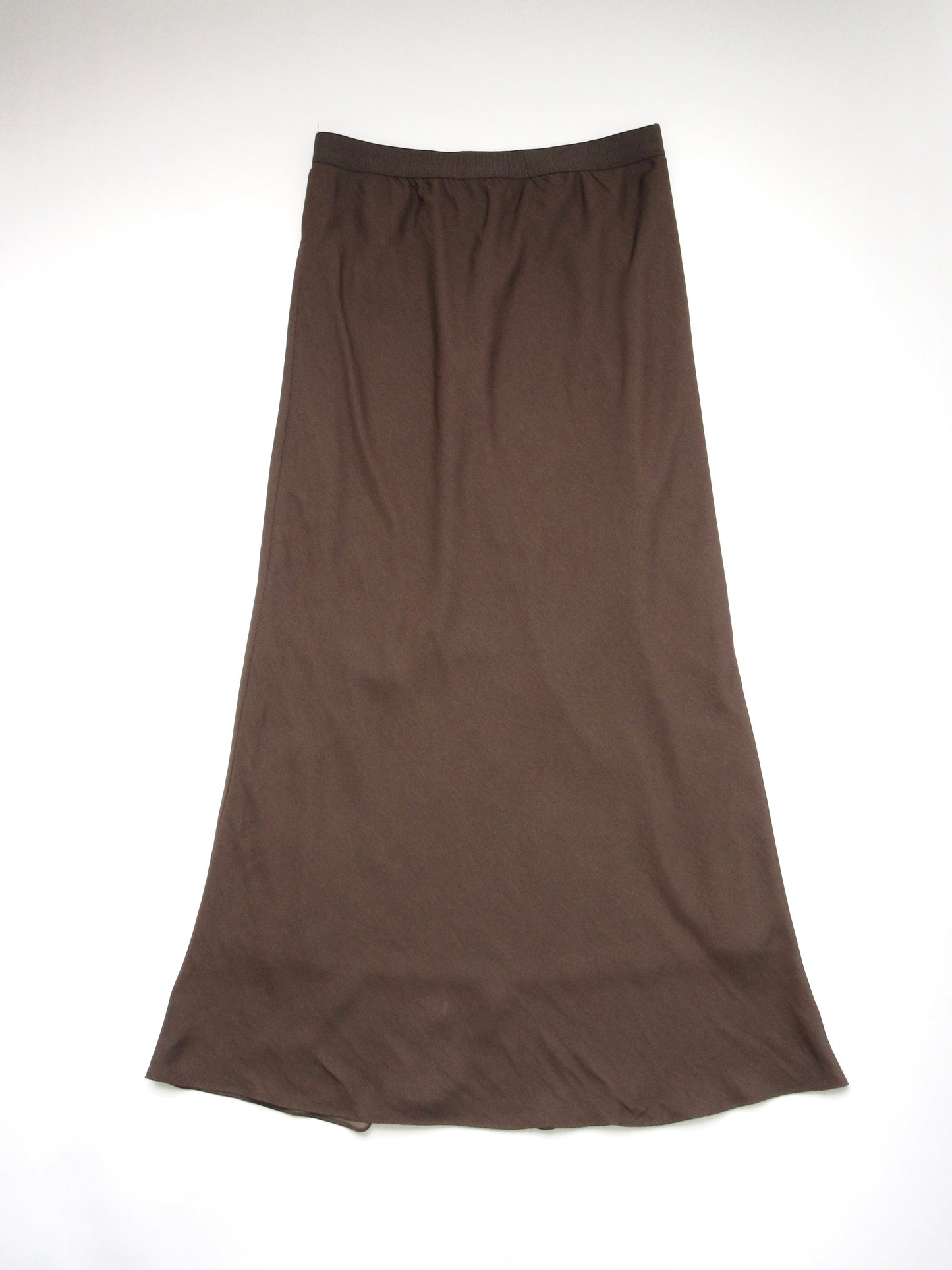 brown long skirt