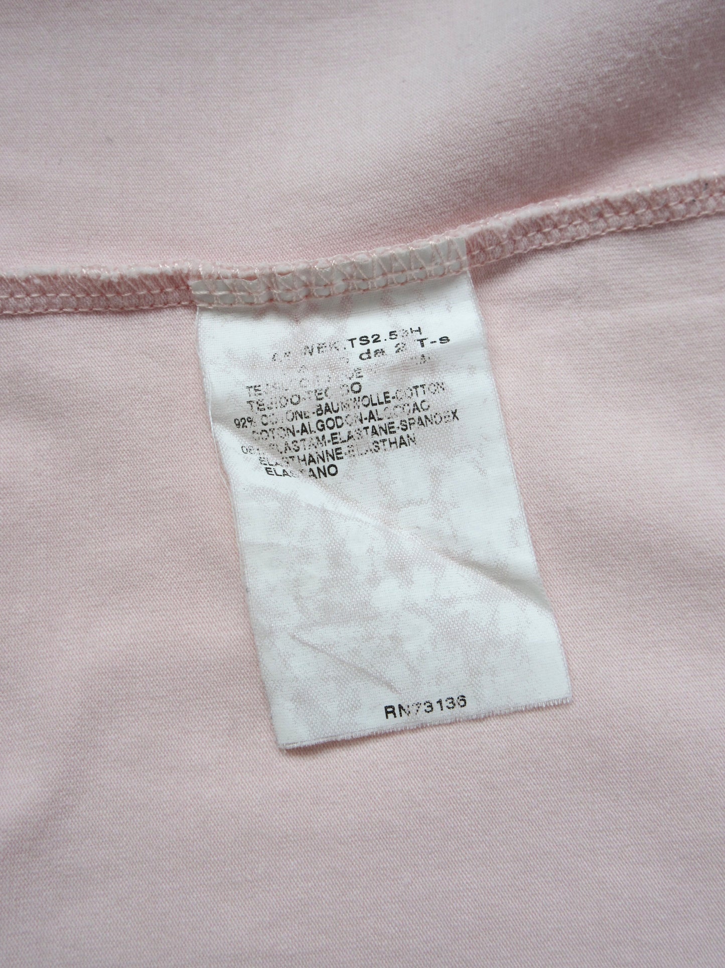 Max Mara pink stitch t-shirt