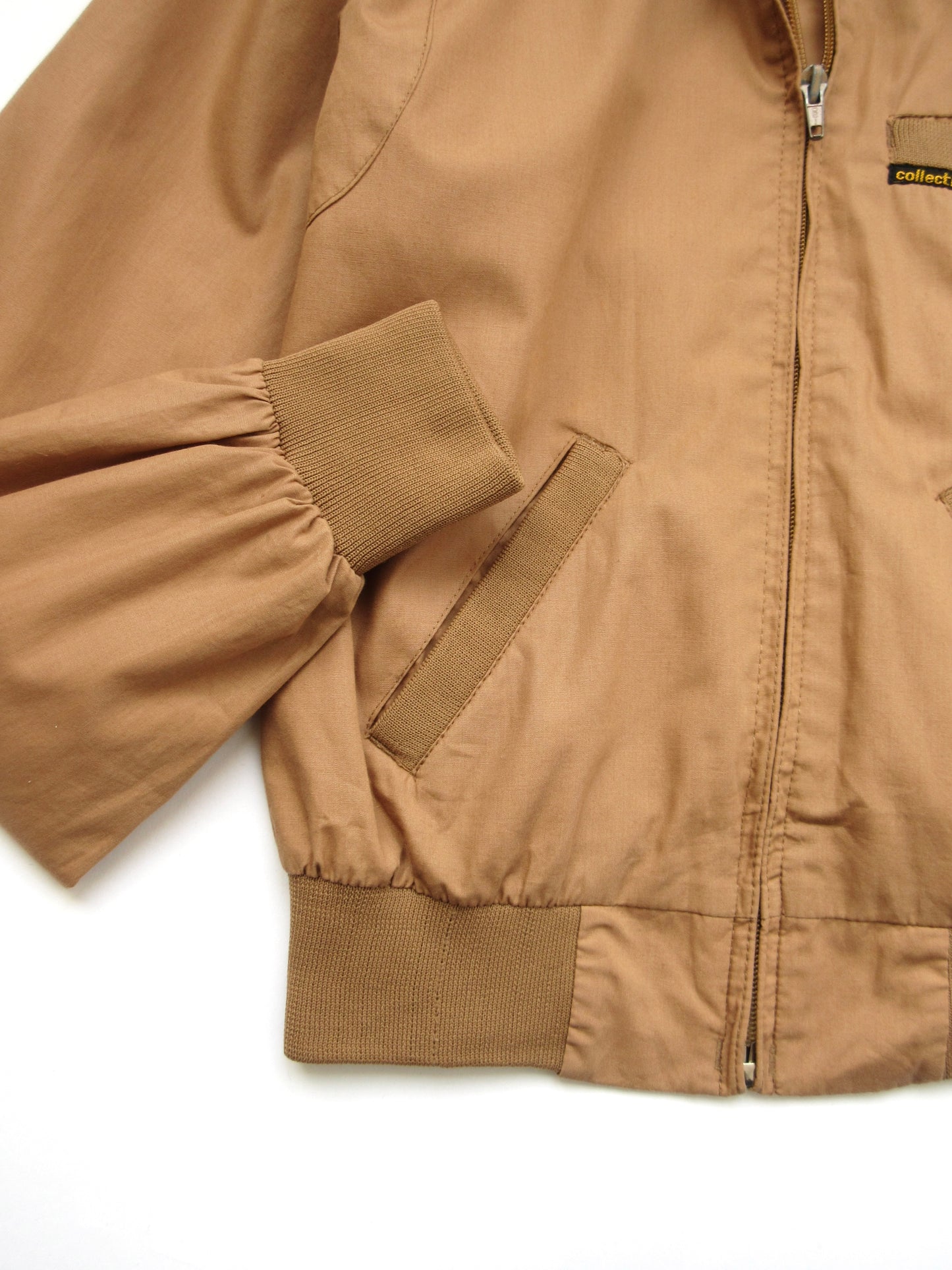 【used】camel bomber jacket
