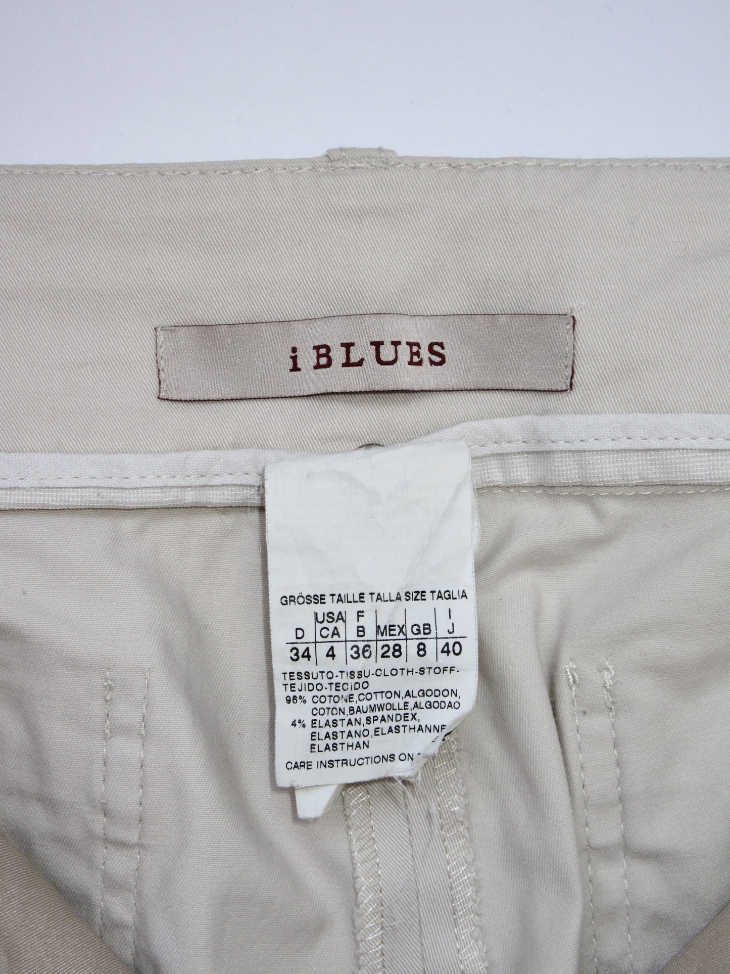 pale beige straight flare pants