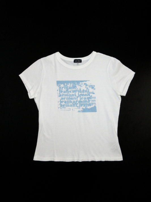 ARMANI JEANS print t-shirt