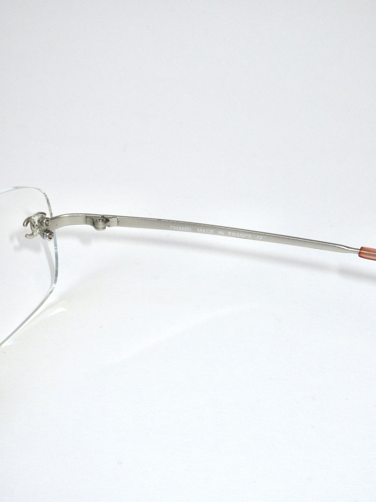 CHANEL rimless glasses