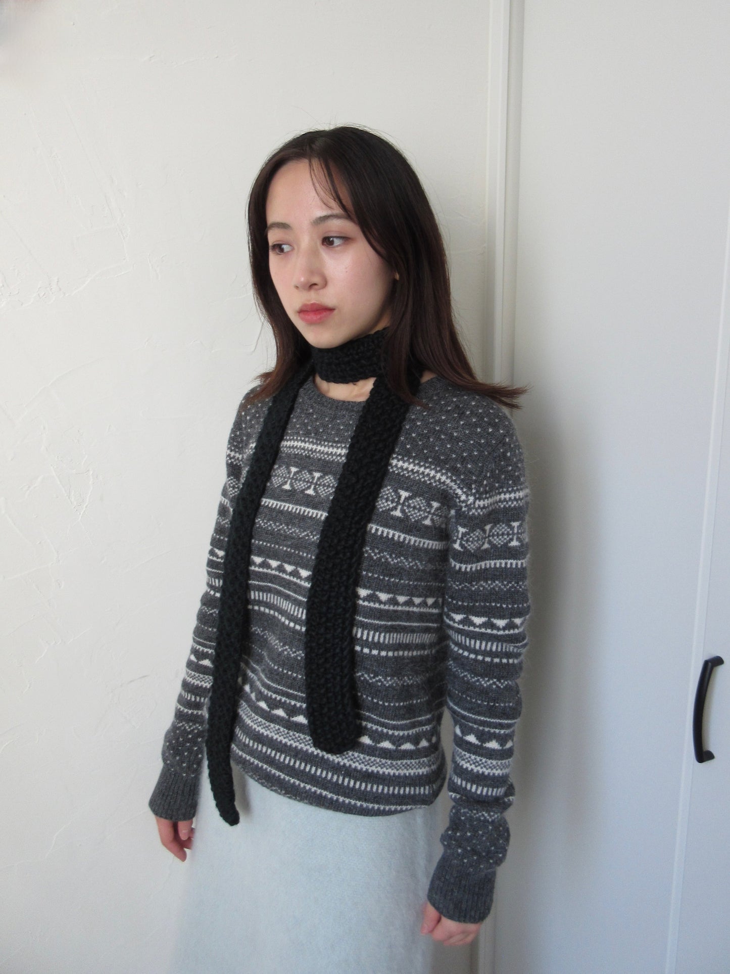 fair Isle wool sweater