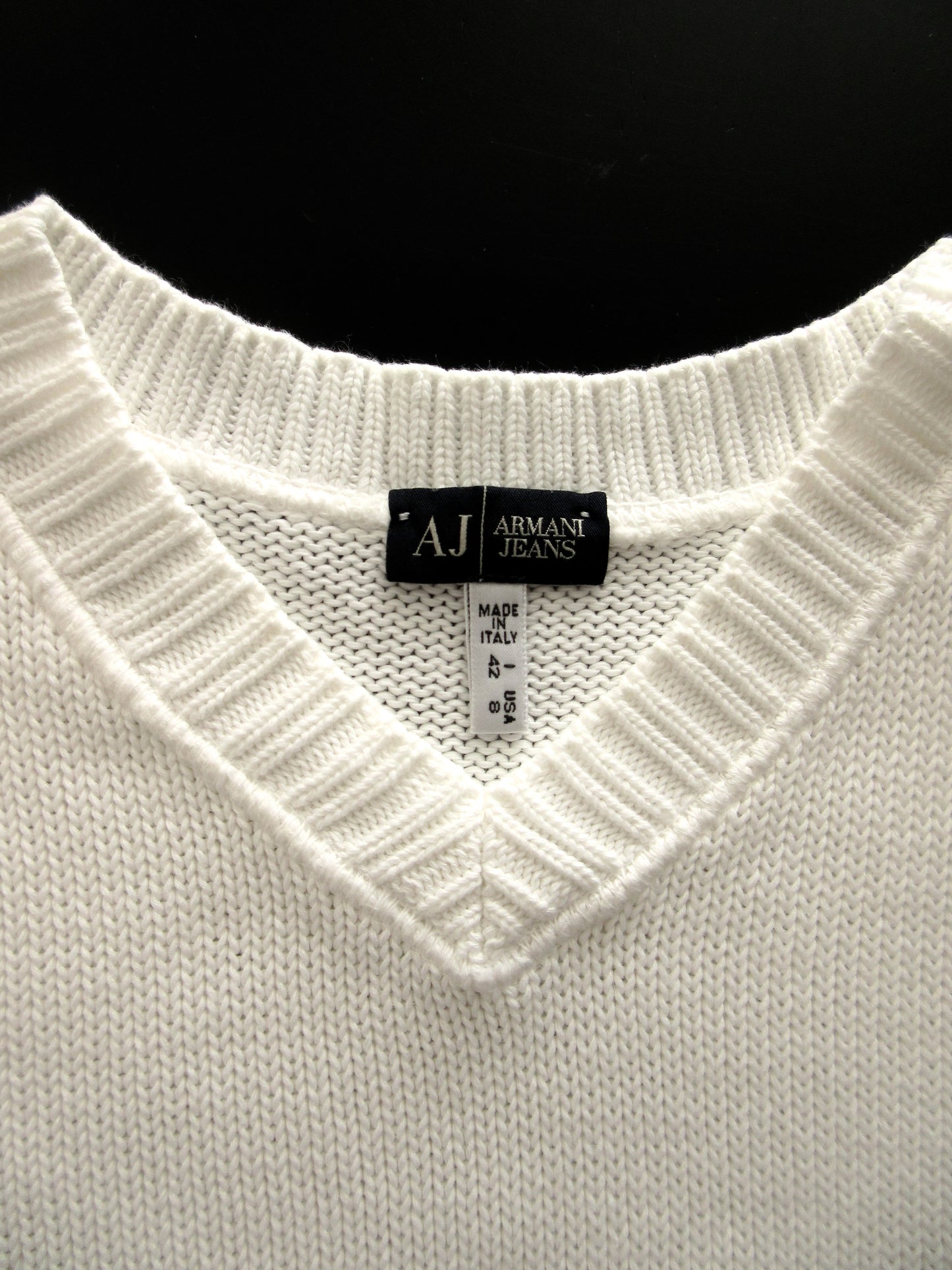 ARMANI JEANS number7 cotton knit
