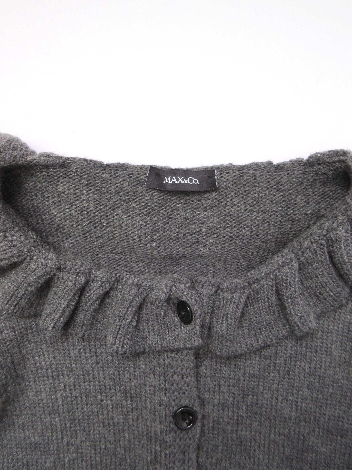 【used】MAX&Co. ruffle cardigan