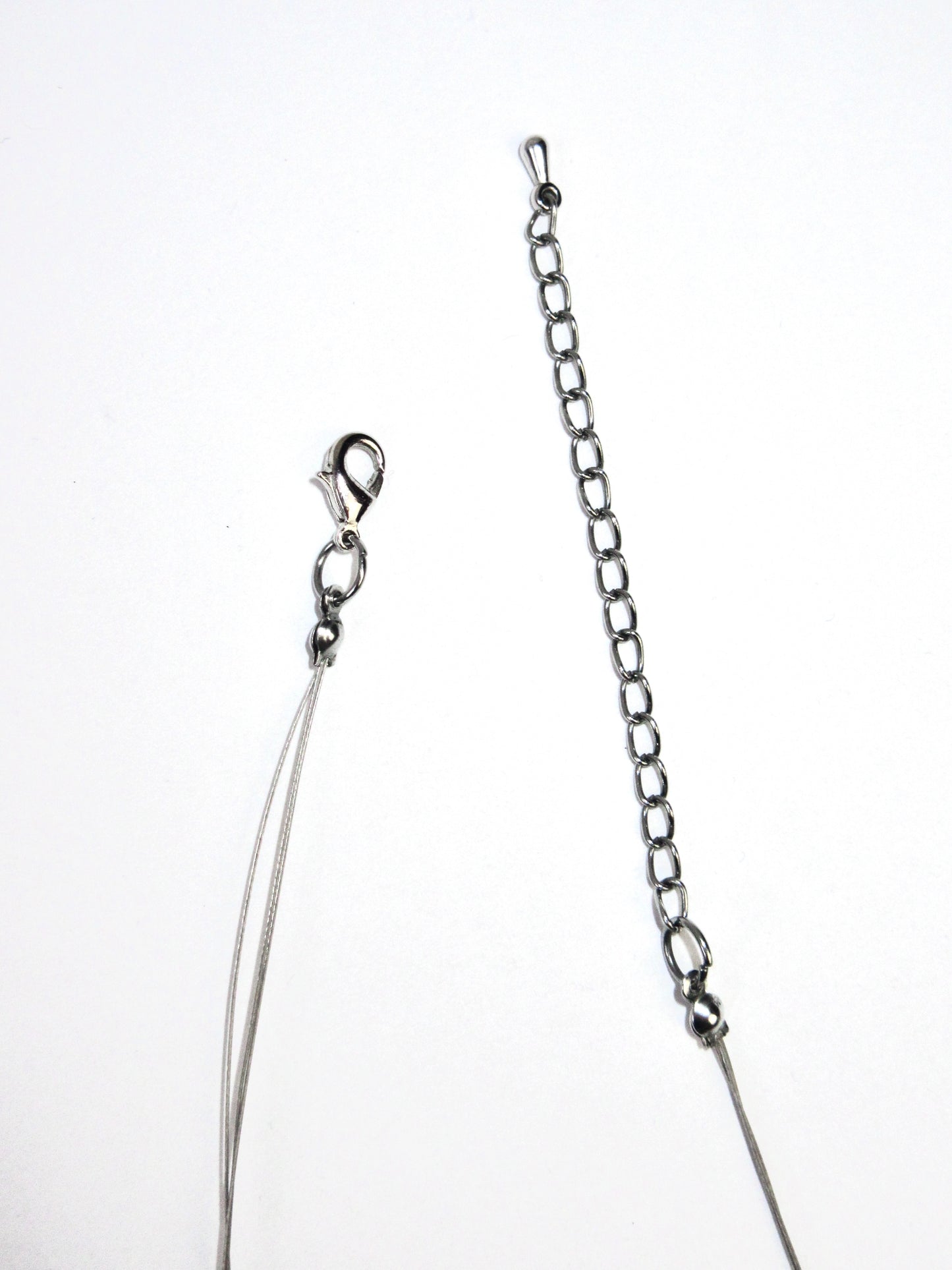 summer orange three-strand necklace