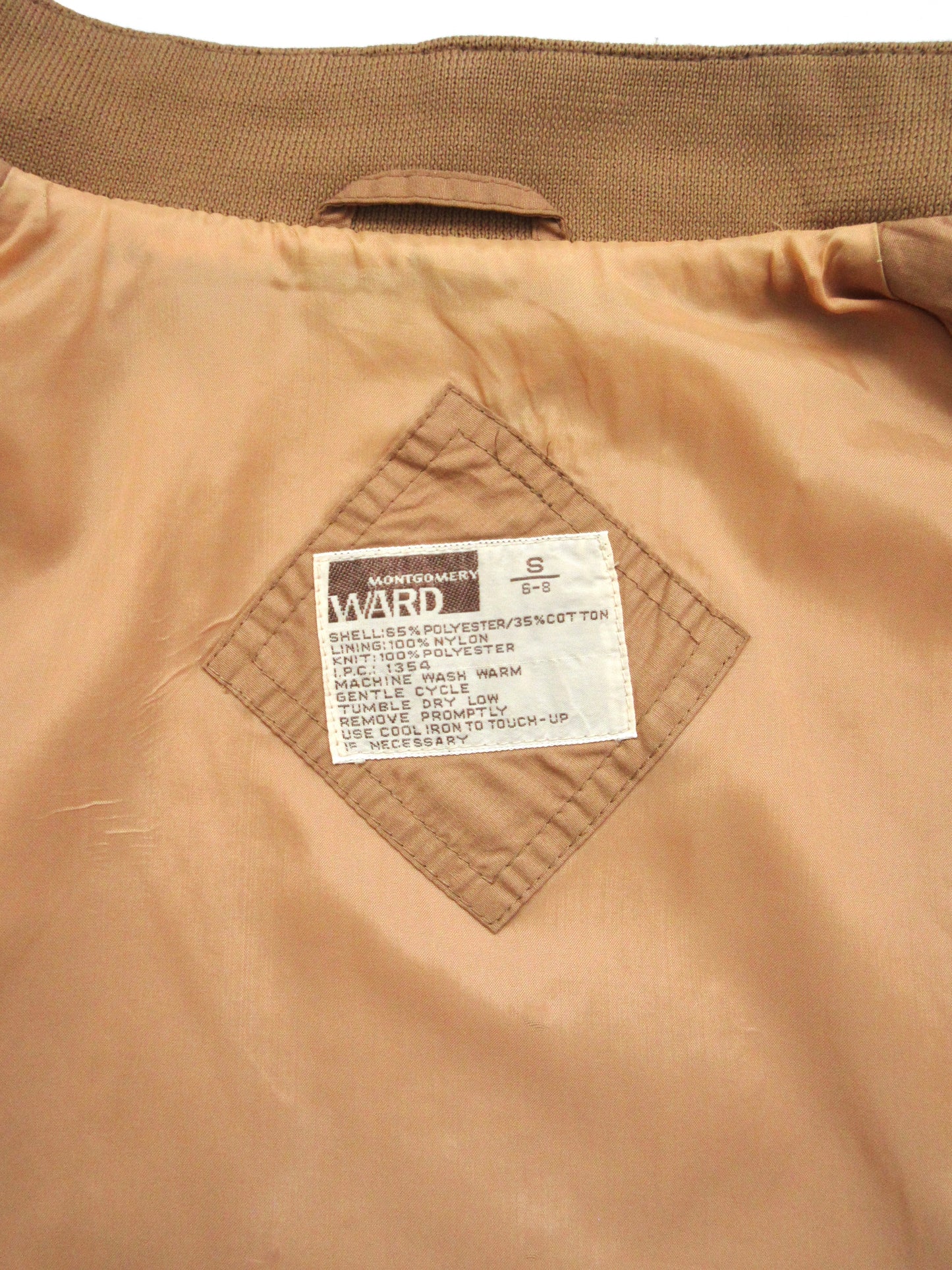 【used】camel bomber jacket