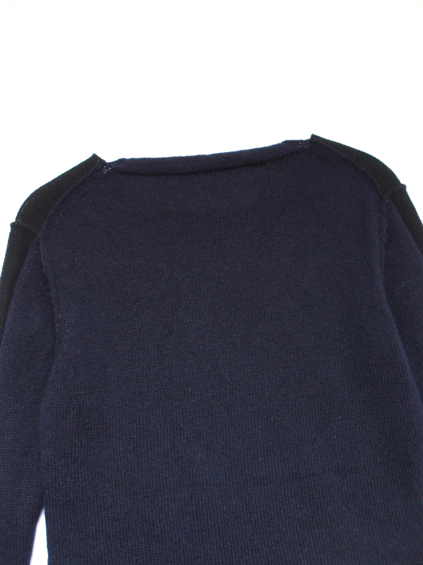 Y's COMPOSITION:SEE ATTACHED LABEL patchwork knit top