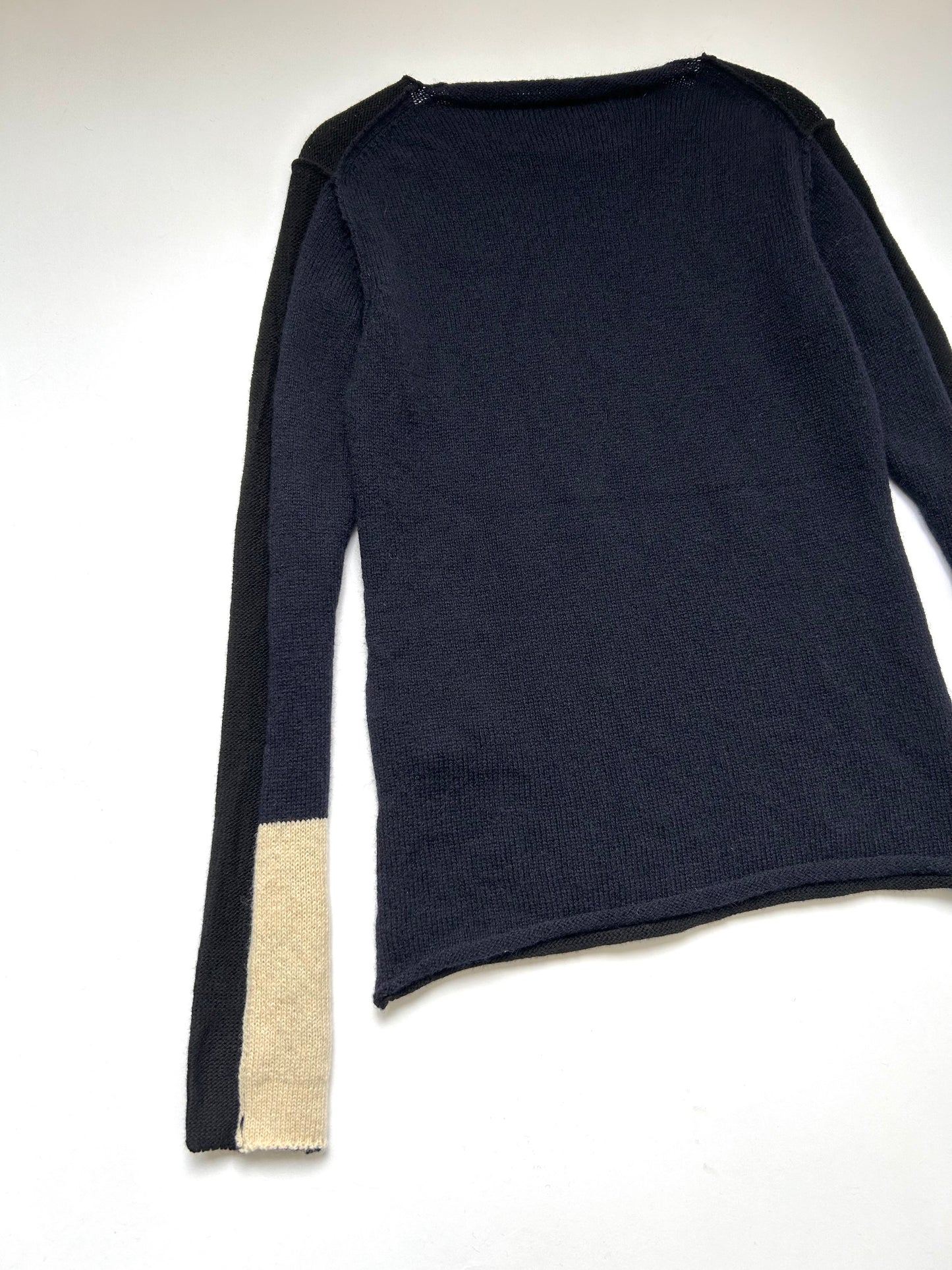 Y's COMPOSITION:SEE ATTACHED LABEL patchwork knit top