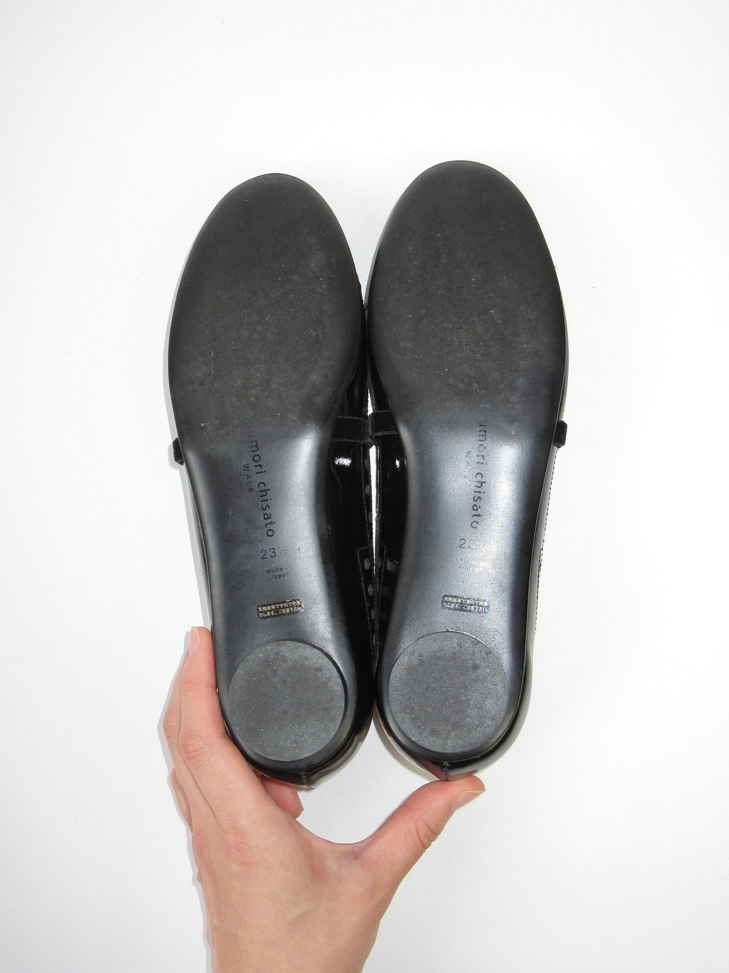 TSUMORI CHISATO enamel flat shoes