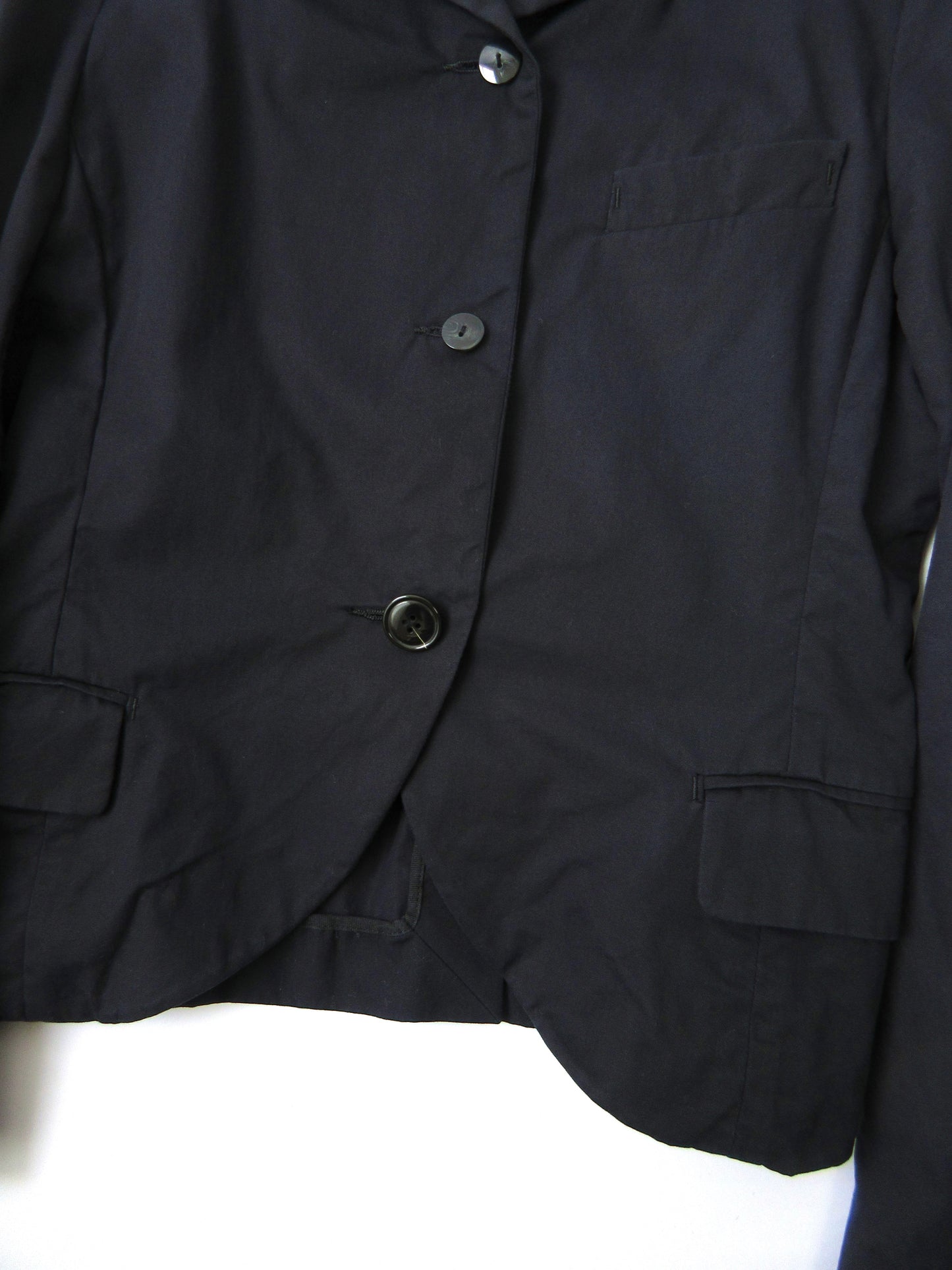 blanc basque navy jacket