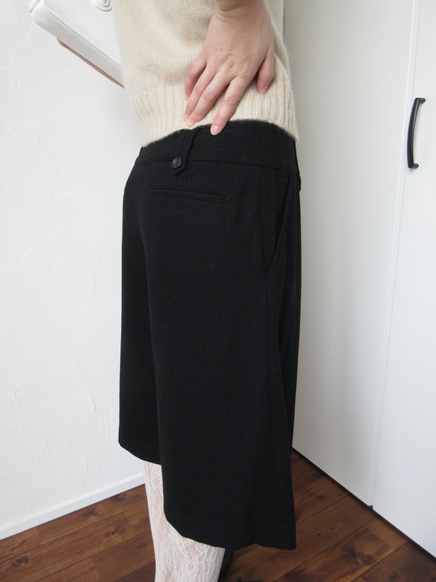 wool bermuda pants