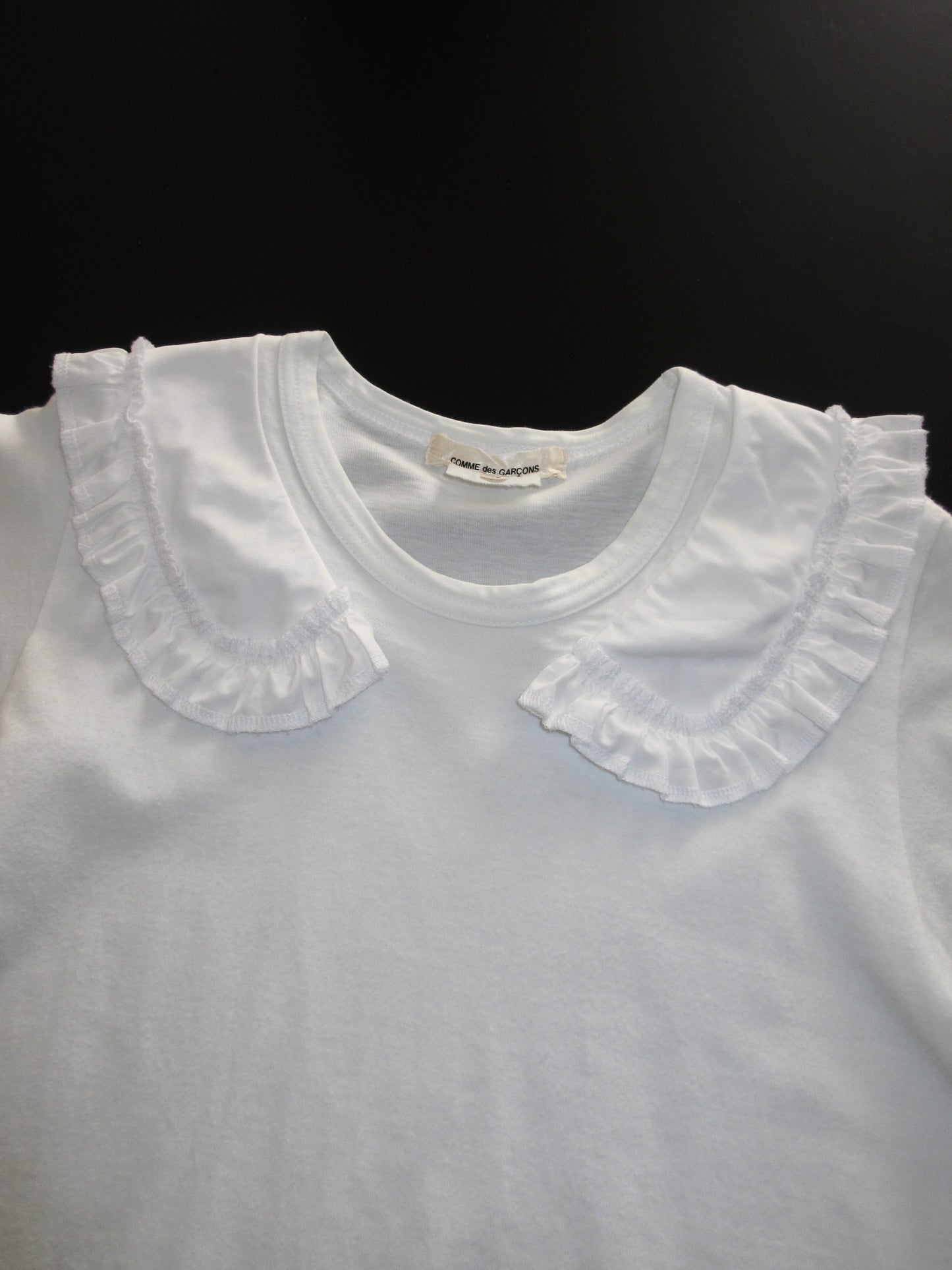 COMME des GARÇONS frill collar t-shirt