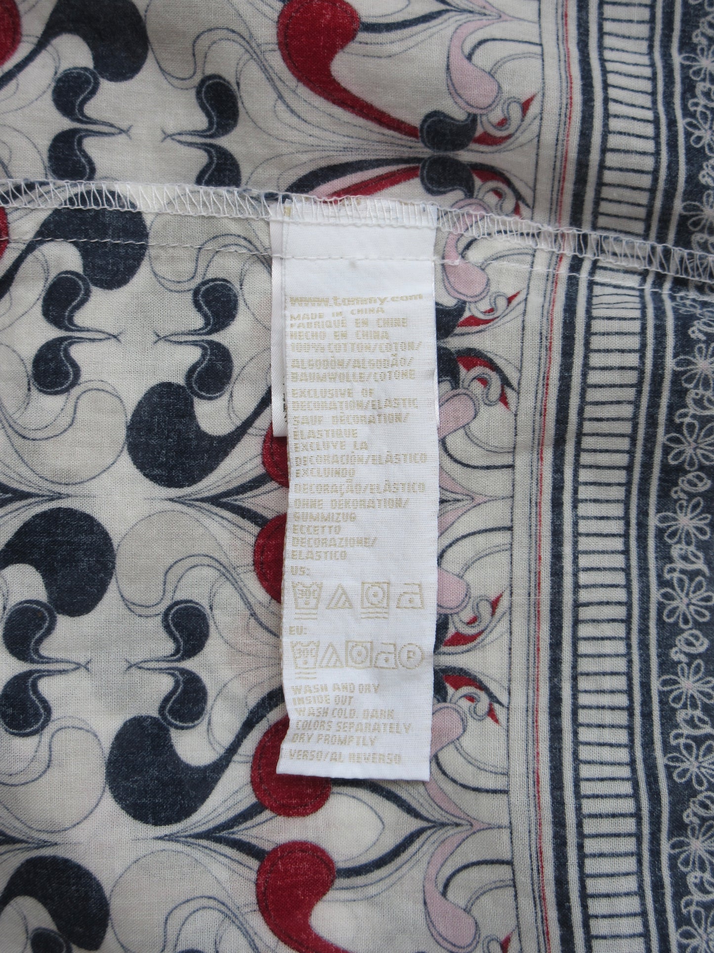 tommy girl ethnic pattern skirt