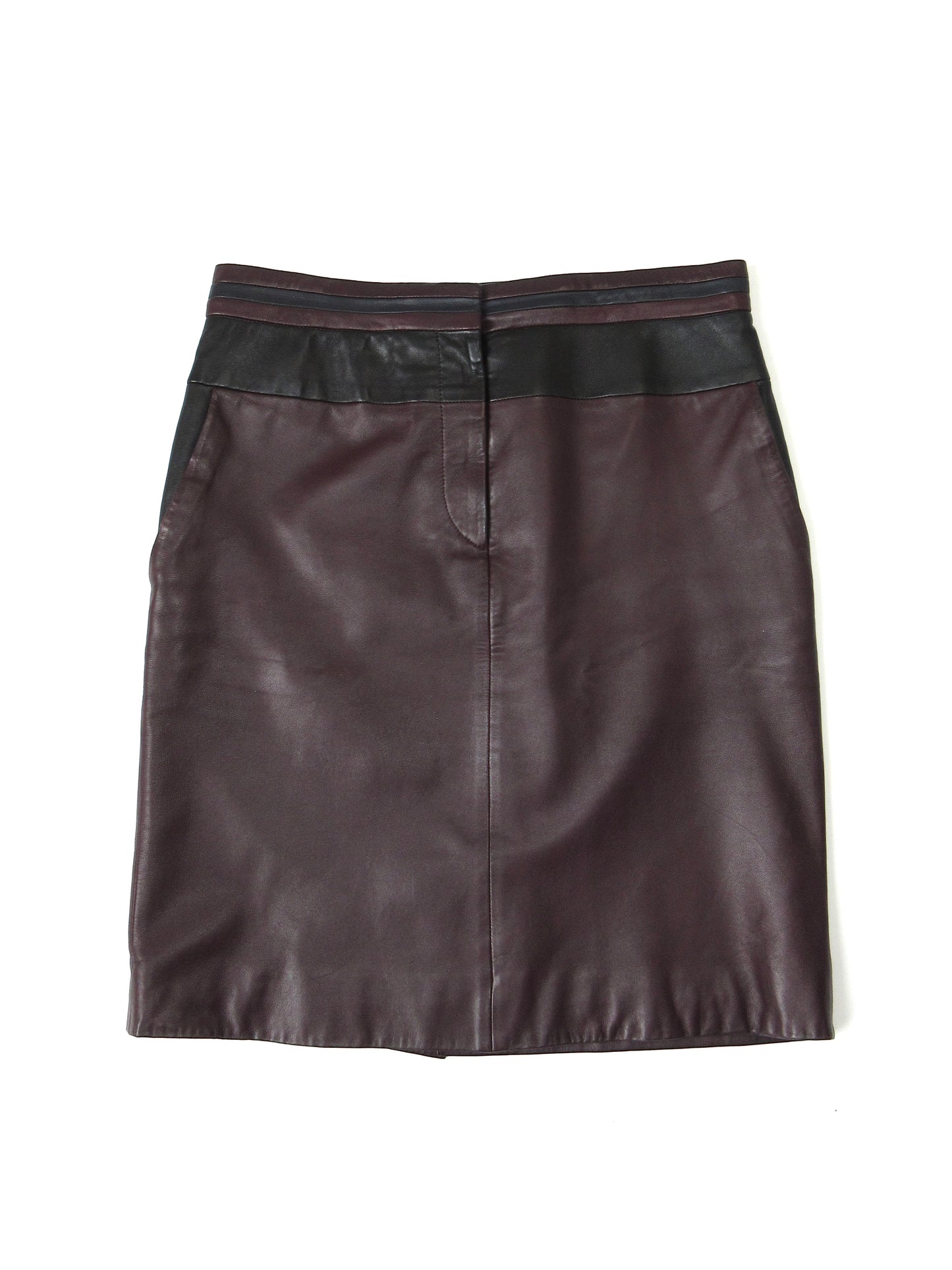 30 amelie leather skirt