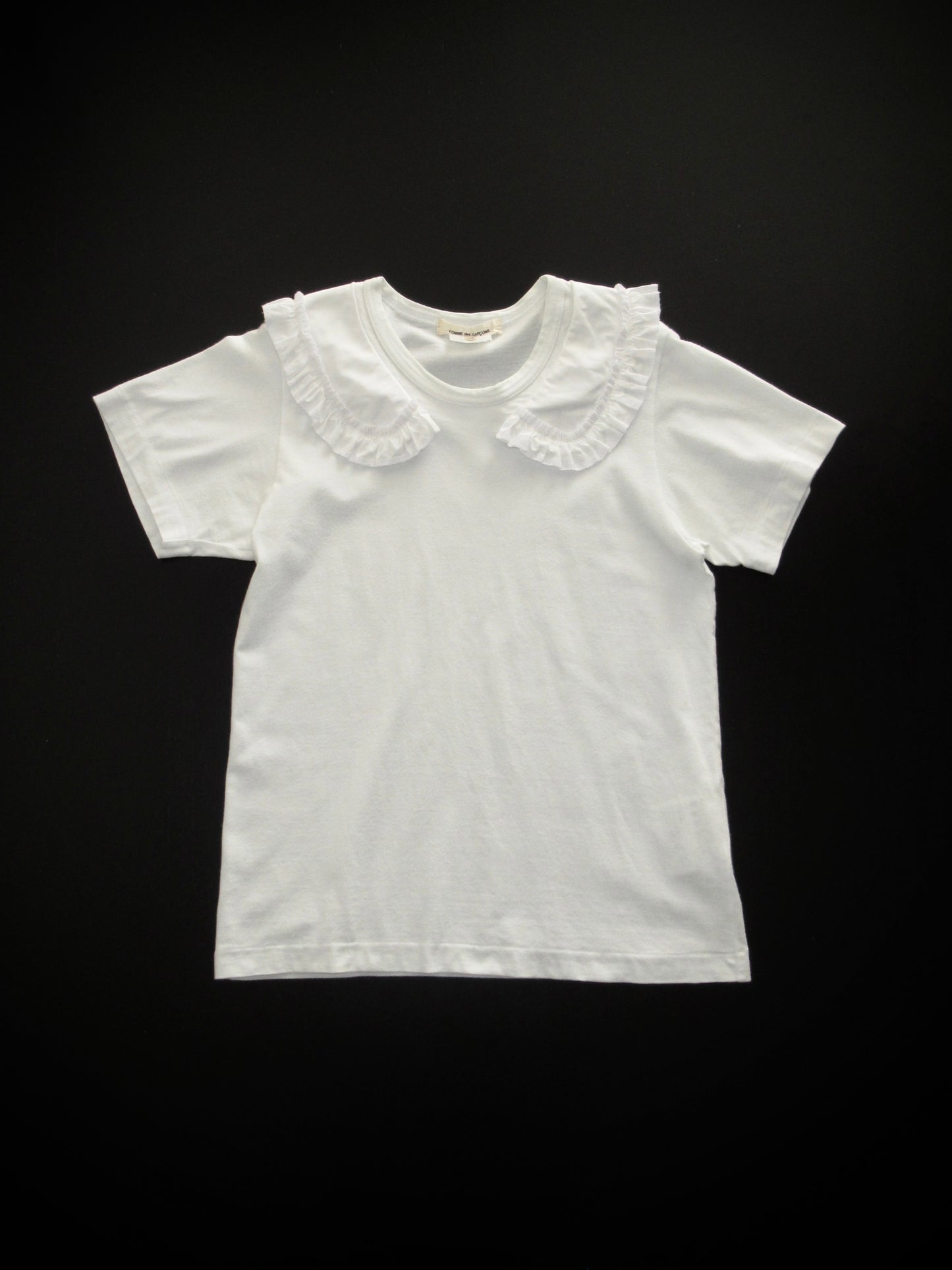 COMME des GARÇONS frill collar t-shirt