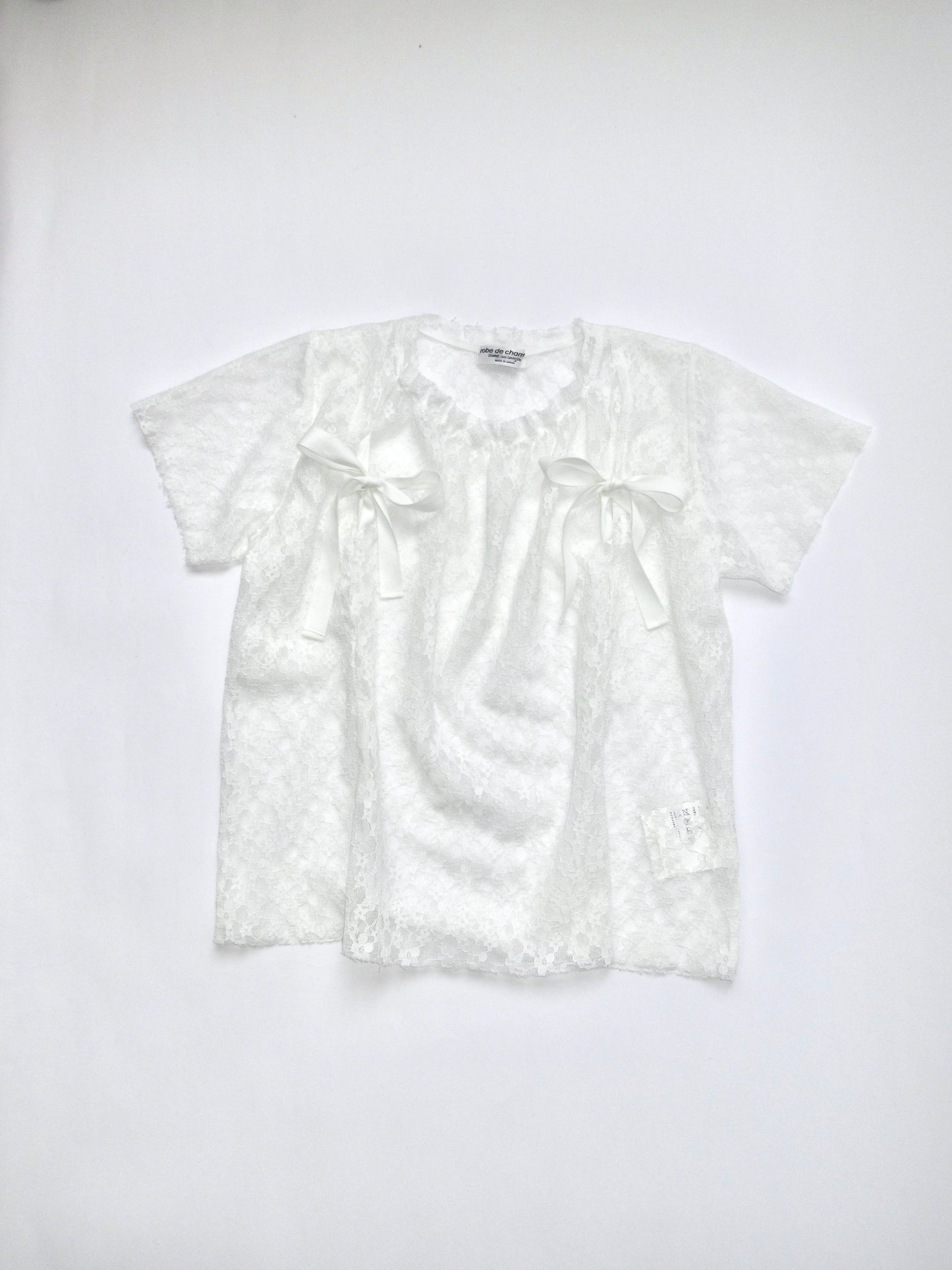 robe de chambre COMME des GARCONS lace top