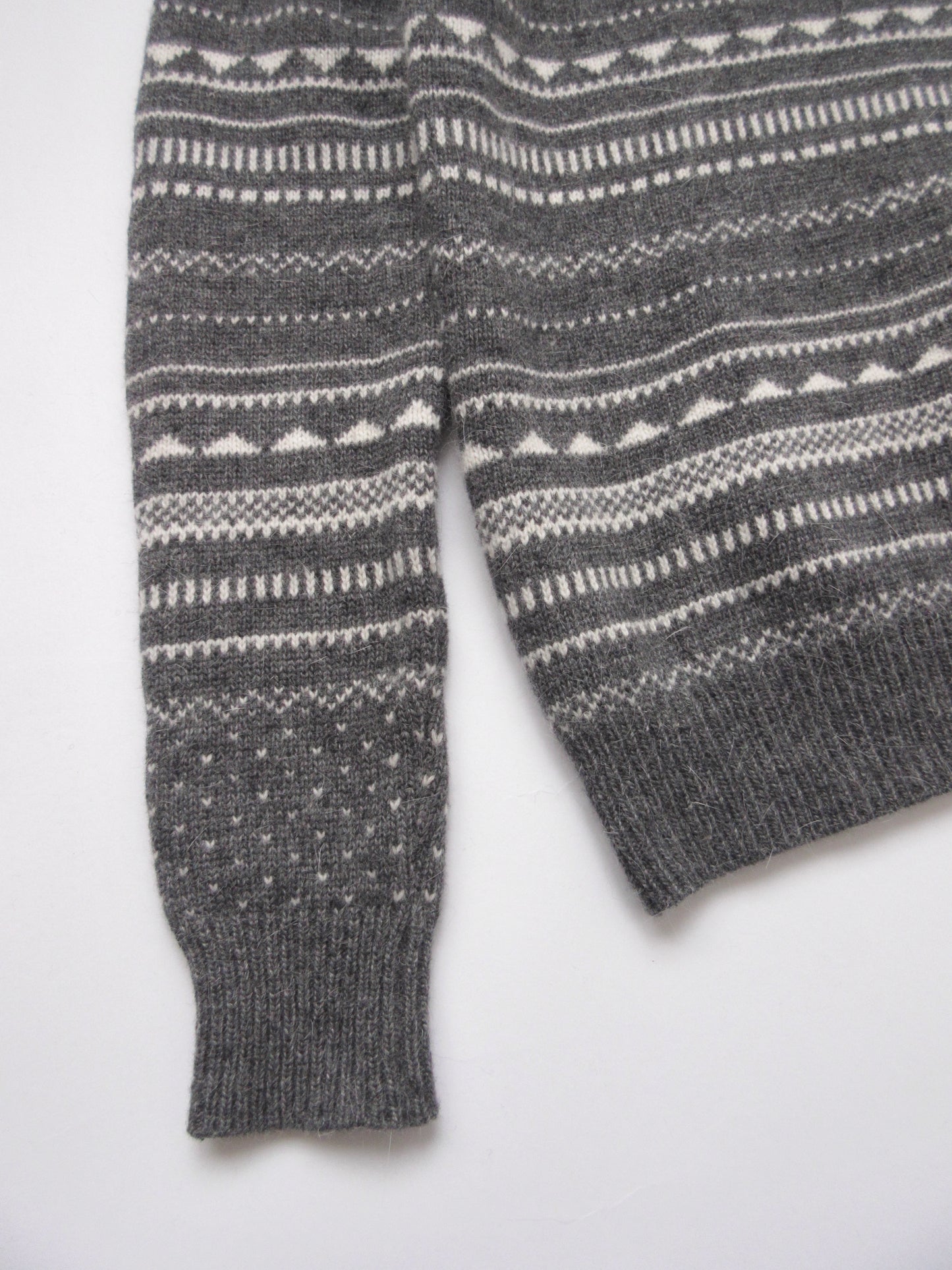 fair Isle wool sweater