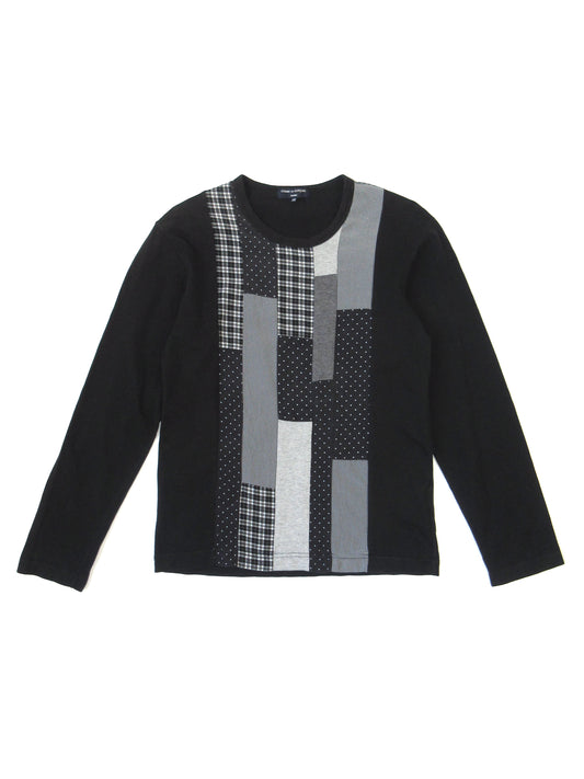 COMME des GARÇONS HOMME patchwork long sleeve