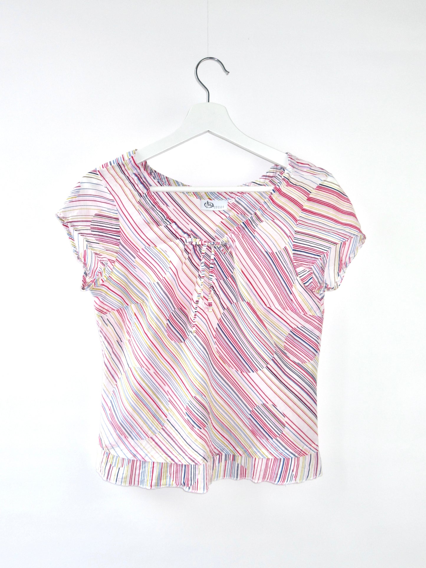 MARELLA colorful short sleeve blouse