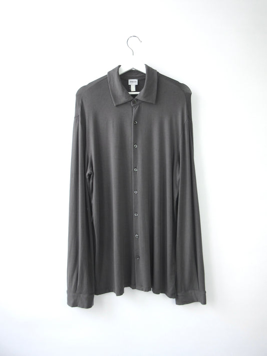 【used】ARMANI big silhouette gray shirt