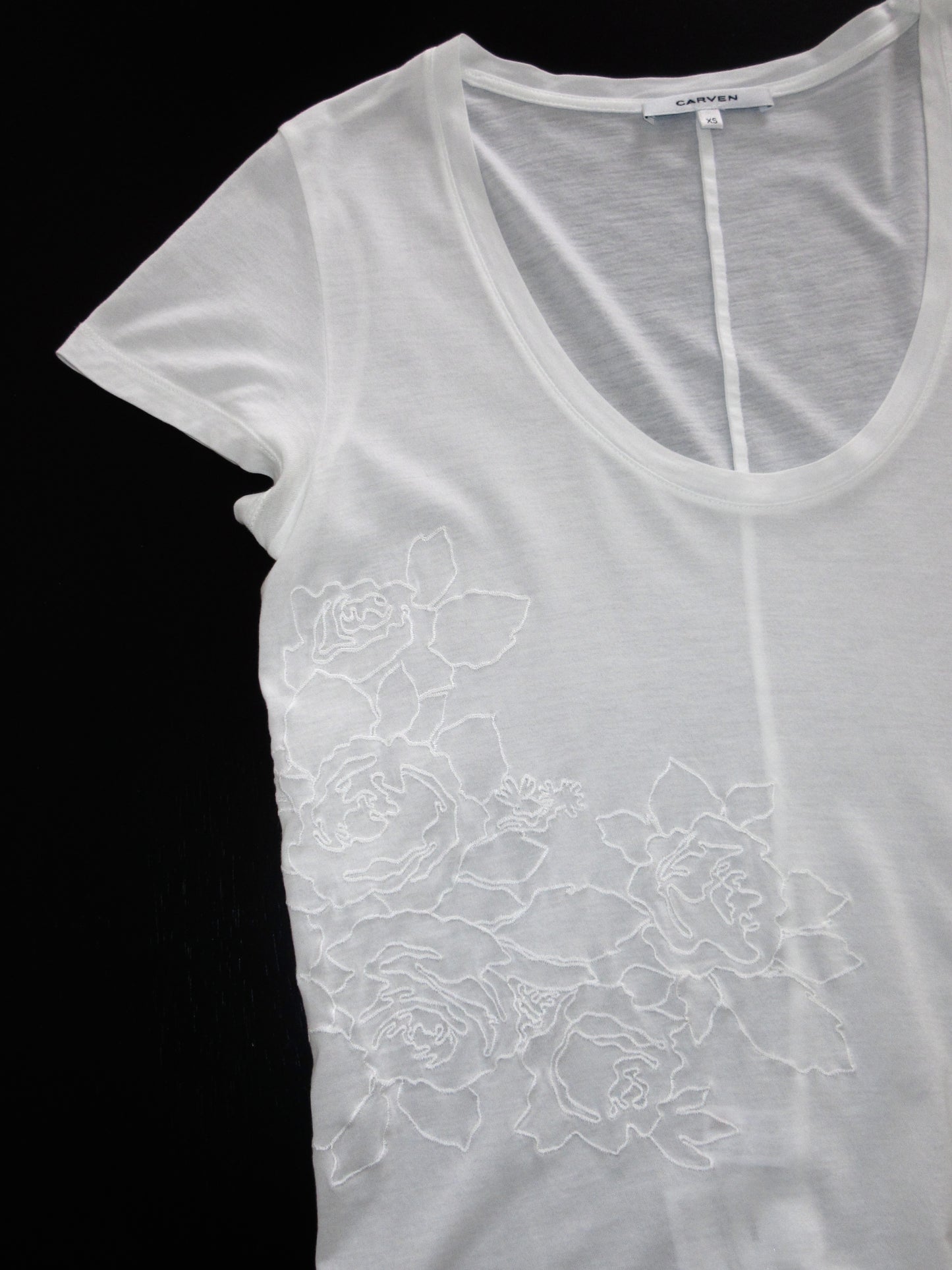 CARVEN flower design t-shirt