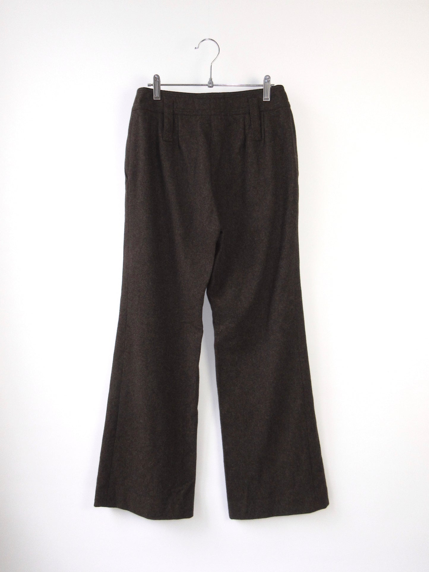 Max Mara brown design wool slacks