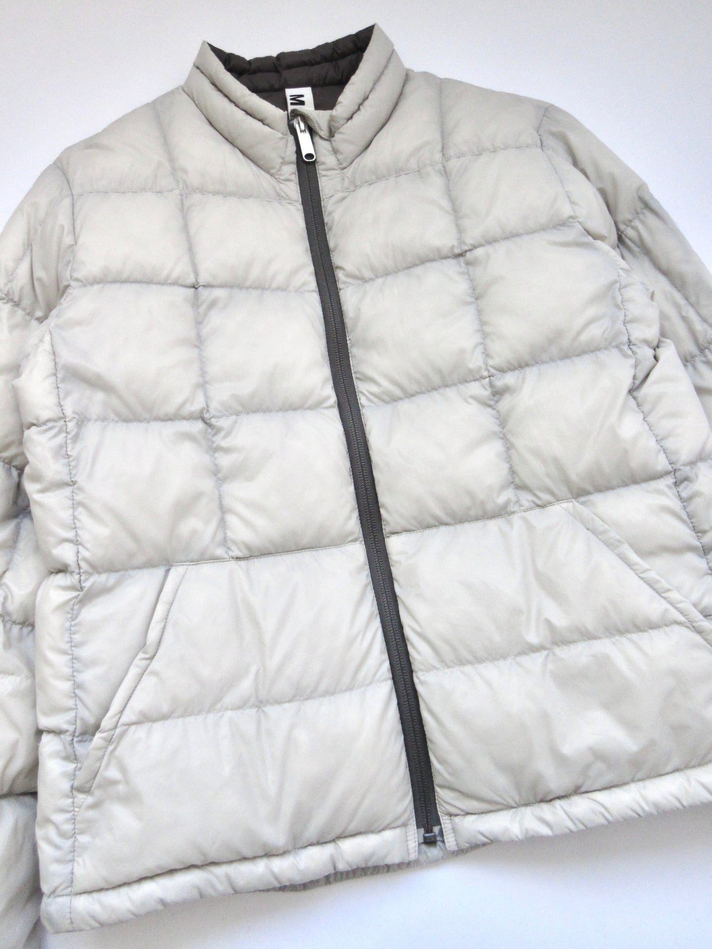 MHL. pale gray down jacket